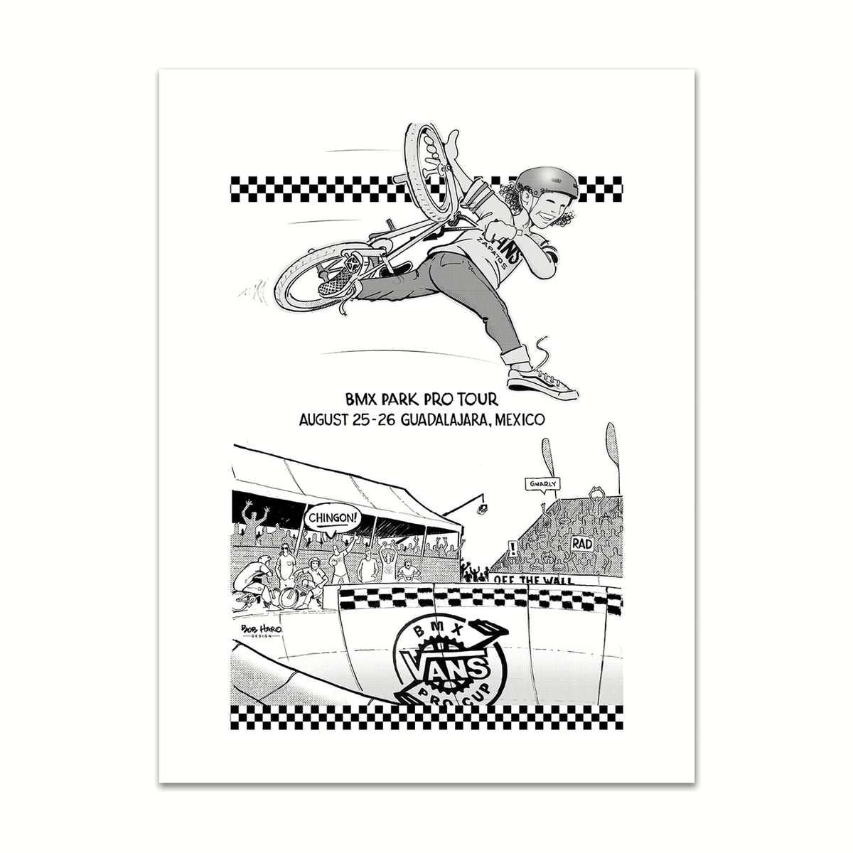 Vans Pro Cup Art Print 005 Bob Haro Design